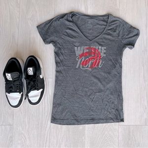 Adidas Toronto Raptors We The North V neck Tee